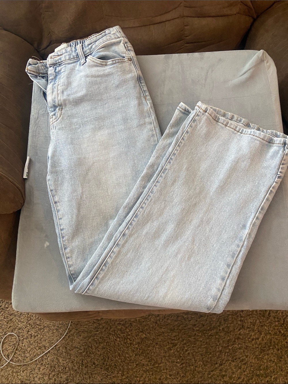 No Boundaries Light Wash Wide Leg Jeans